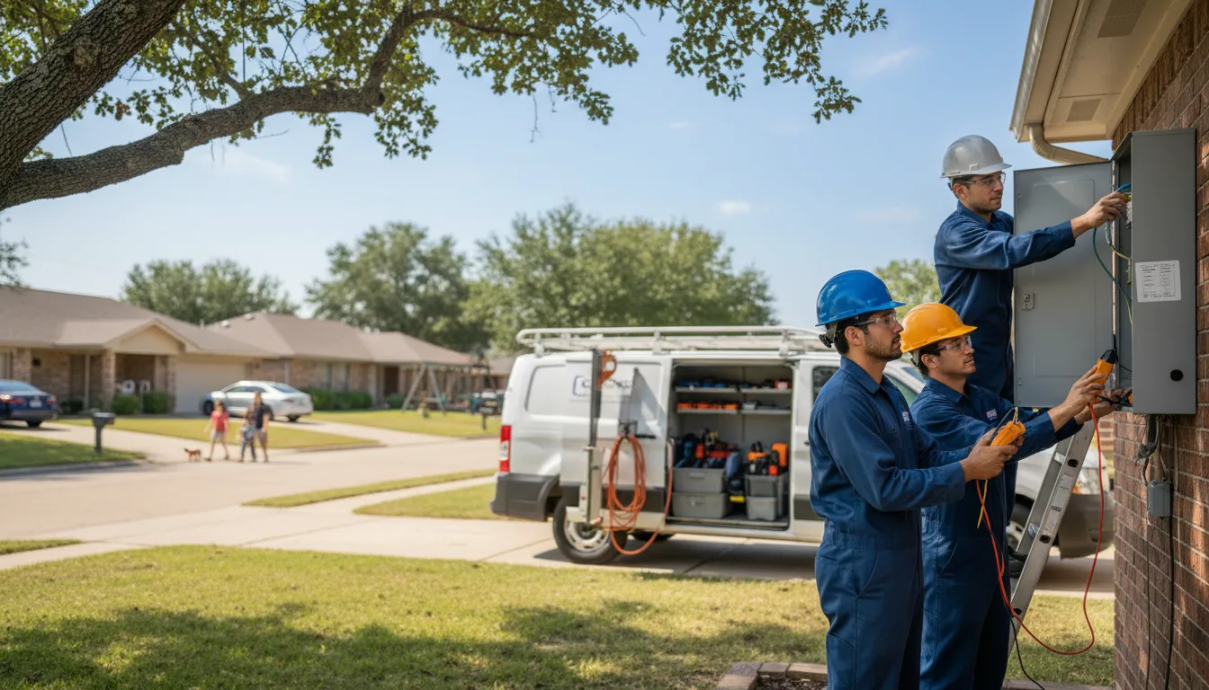 Certified electrician providing emergency electrical services in Westphalia, IA